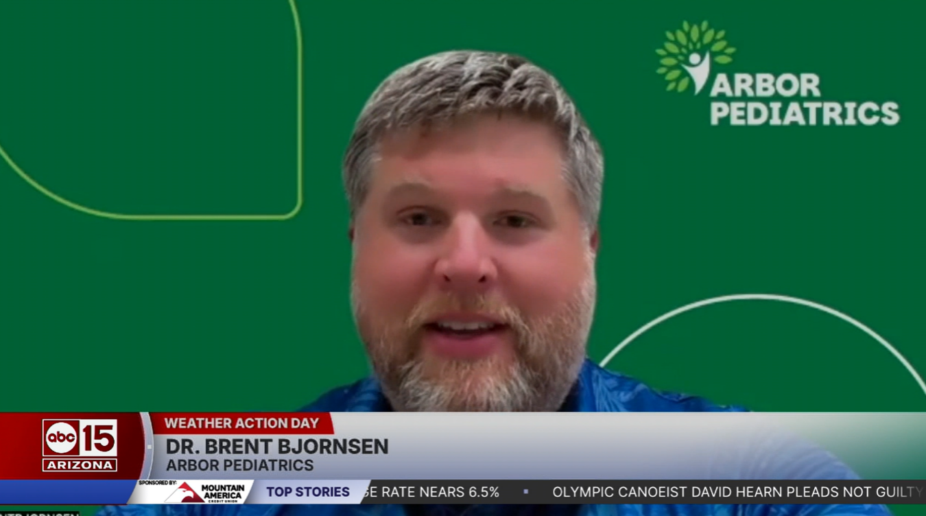Arbor Pediatrics' Dr. Brent Bjornsen Shares Summer Heat Safety Tips on ABC15 Arizona